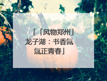 「风物郑州」龙子湖：书香氤氲正青春