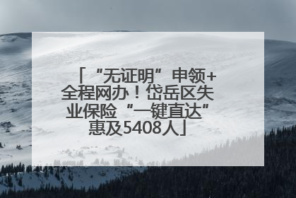 “无证明”申领+全程网办！岱岳区失业保险“一键直达”惠及5408人