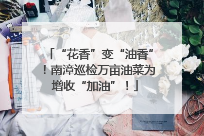“花香”变“油香”！南漳巡检万亩油菜为增收“加油”！