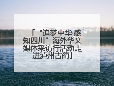 “追梦中华·感知四川”海外华文媒体采访行活动走进泸州古蔺
