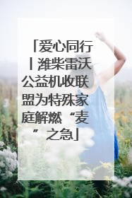 爱心同行丨潍柴雷沃公益机收联盟为特殊家庭解燃“麦”之急