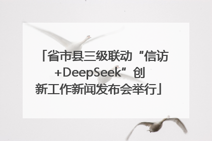 省市县三级联动“信访+DeepSeek”创新工作新闻发布会举行
