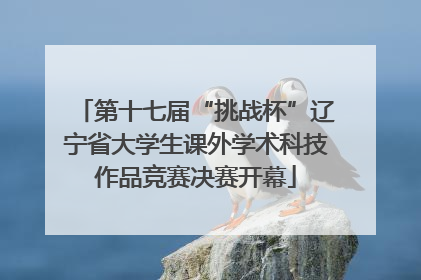 第十七届“挑战杯”辽宁省大学生课外学术科技作品竞赛决赛开幕