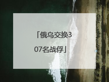 俄乌交换307名战俘