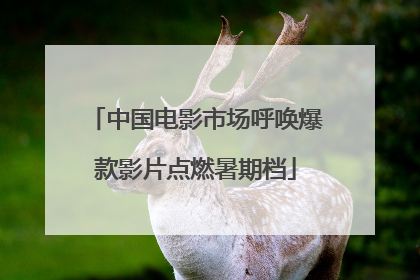 中国电影市场呼唤爆款影片点燃暑期档