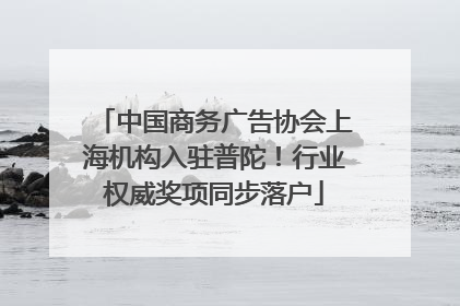 中国商务广告协会上海机构入驻普陀！行业权威奖项同步落户