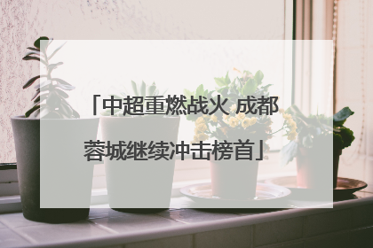 中超重燃战火 成都蓉城继续冲击榜首