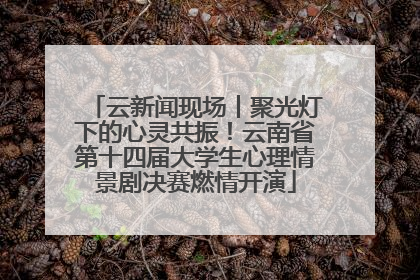 云新闻现场丨聚光灯下的心灵共振！云南省第十四届大学生心理情景剧决赛燃情开演