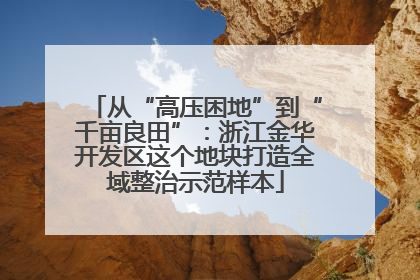 从“高压困地”到“千亩良田”：浙江金华开发区这个地块打造全域整治示范样本