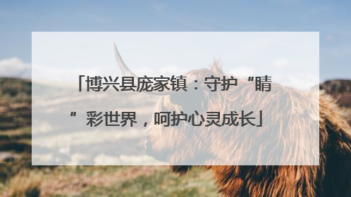 博兴县庞家镇：守护“睛”彩世界，呵护心灵成长