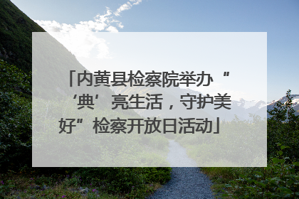 内黄县检察院举办“‘典’亮生活，守护美好”检察开放日活动