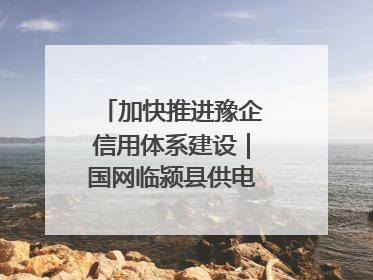 加快推进豫企信用体系建设｜国网临颍县供电公司开展电力行业信用企业现场咨询访谈工作