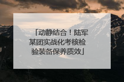 动静结合！陆军某团实战化考核检验装备保养质效