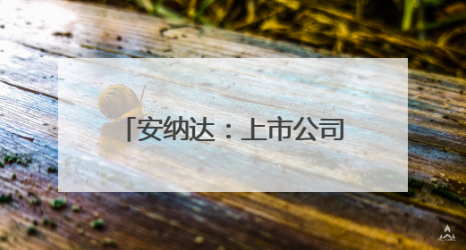 安纳达：上市公司市值与二级市场股票价格密切相关