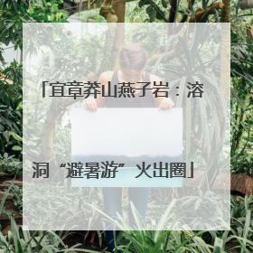 宜章莽山燕子岩：溶洞“避暑游”火出圈
