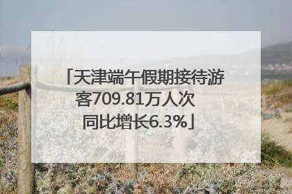 天津端午假期接待游客709.81万人次 同比增长6.3%
