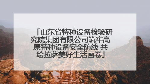 山东省特种设备检验研究院集团有限公司筑牢高原特种设备安全防线 共绘拉萨美好生活画卷