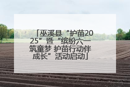 巫溪县“护苗2025”暨“缤纷六一筑童梦 护苗行动伴成长”活动启动
