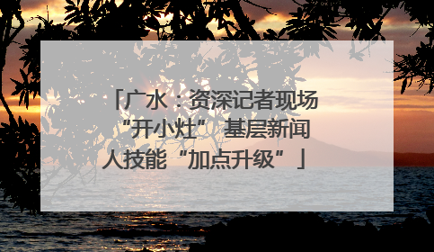 广水：资深记者现场“开小灶” 基层新闻人技能“加点升级”