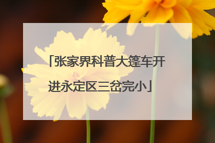 张家界科普大篷车开进永定区三岔完小