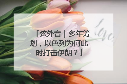 弦外音｜多年筹划，以色列为何此时打击伊朗？