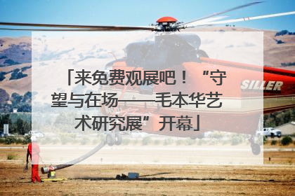 来免费观展吧！“守望与在场——毛本华艺术研究展”开幕