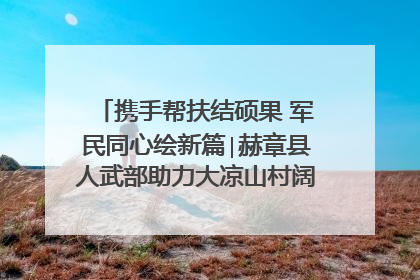 携手帮扶结硕果 军民同心绘新篇∣赫章县人武部助力大凉山村阔步乡村振兴路