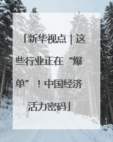 新华视点｜这些行业正在“爆单”！中国经济活力密码