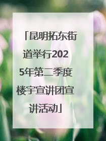 昆明拓东街道举行2025年第二季度楼宇宣讲团宣讲活动