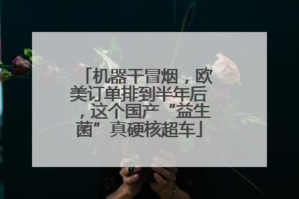 机器干冒烟，欧美订单排到半年后，这个国产“益生菌”真硬核超车