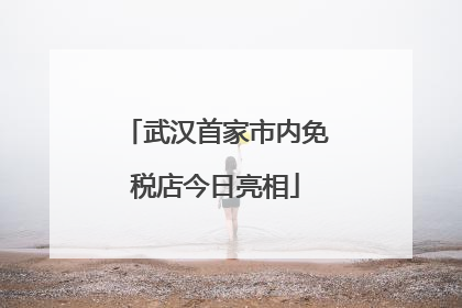 武汉首家市内免税店今日亮相