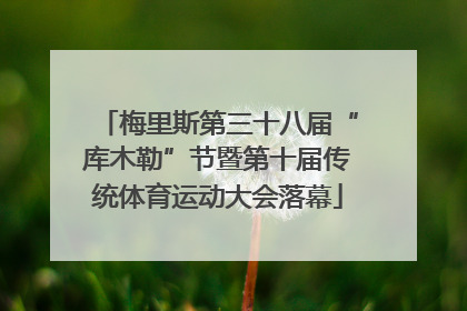 梅里斯第三十八届“库木勒”节暨第十届传统体育运动大会落幕