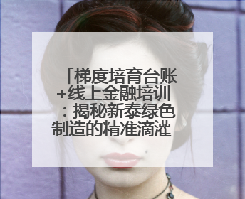 梯度培育台账+线上金融培训：揭秘新泰绿色制造的精准滴灌模式
