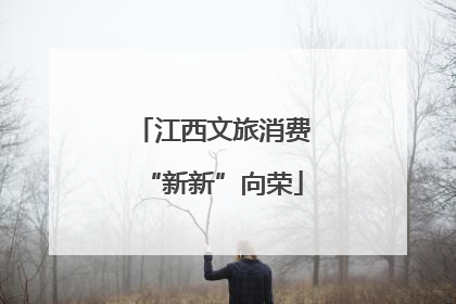 江西文旅消费“新新”向荣