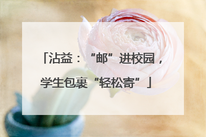 沾益：“邮”进校园，学生包裹“轻松寄”