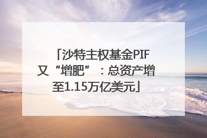 沙特主权基金PIF又“增肥”：总资产增至1.15万亿美元