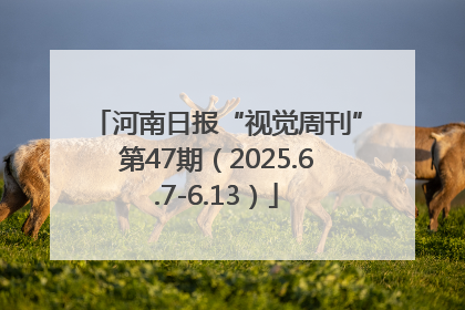 河南日报“视觉周刊”第47期（2025.6.7-6.13）