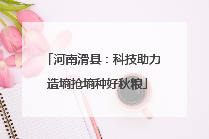 河南滑县：科技助力造墒抢墒种好秋粮