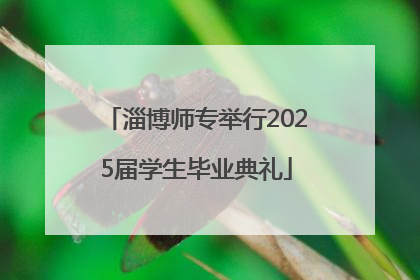 淄博师专举行2025届学生毕业典礼