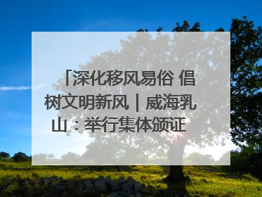深化移风易俗 倡树文明新风｜威海乳山：举行集体颁证 倡导文明婚俗