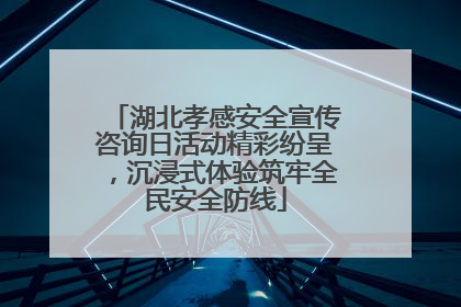 湖北孝感安全宣传咨询日活动精彩纷呈，沉浸式体验筑牢全民安全防线