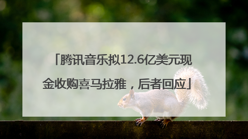 腾讯音乐拟12.6亿美元现金收购喜马拉雅，后者回应