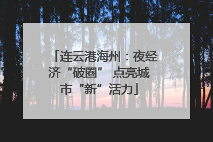 连云港海州：夜经济“破圈” 点亮城市“新”活力