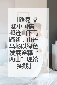 路易·艾黎中国情｜祁连山下马蹄新：山丹马场以绿色发展诠释“两山”理论实践