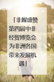 非媒盛赞第四届中非经贸博览会为非洲各国带来发展机遇