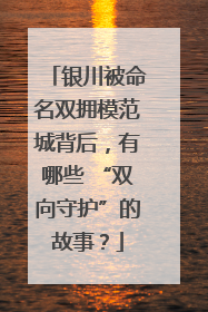 银川被命名双拥模范城背后，有哪些 “双向守护”的故事？