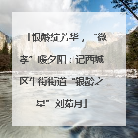 银龄绽芳华，“微孝”暖夕阳：记西城区牛街街道“银龄之星”刘茹月