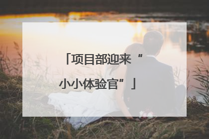 项目部迎来“小小体验官”