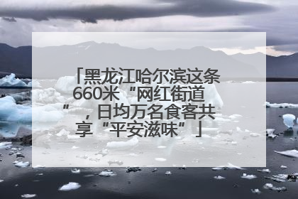 黑龙江哈尔滨这条660米“网红街道”，日均万名食客共享“平安滋味”
