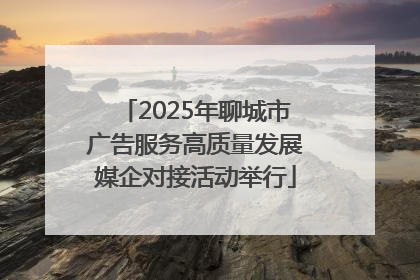 2025年聊城市广告服务高质量发展媒企对接活动举行
